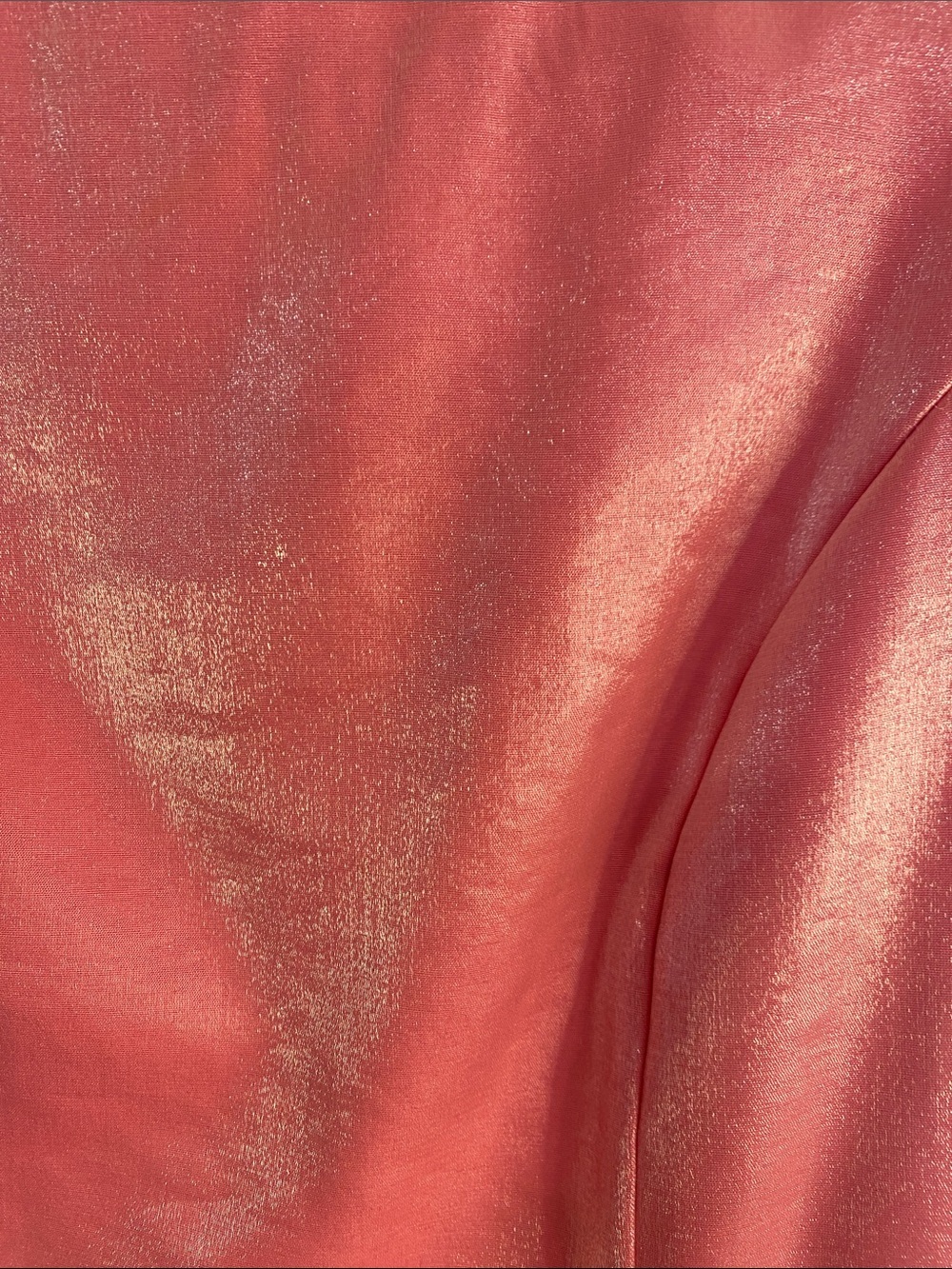 Pink Metallic Bow Back Mini Dress | Open Back Party Dress | M - Picture 3 of 8